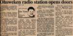 "Ohsweken radio station opens doors"