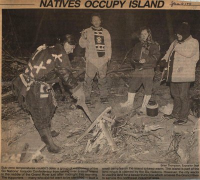 &quot;Natives Occupy Island&quot;