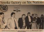 "Smoke factory on Six Nations"