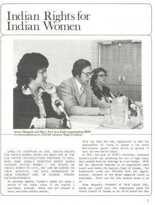 &quot;Indian Rights for Indian Women&quot;