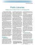 "Public Libraries - Helping communities thrive in a changing world"
