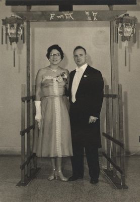 &quot;Joyce Burnham and Man in Formal Attire&quot;