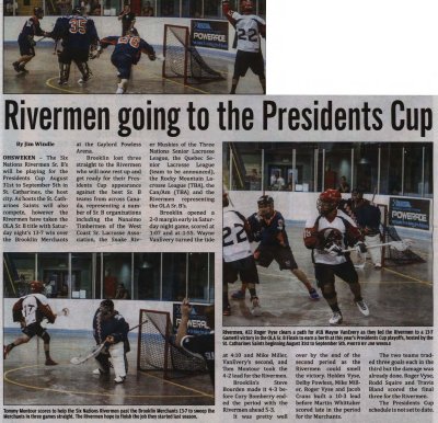 &quot;Rivermen going to the Presidents Cup&quot;