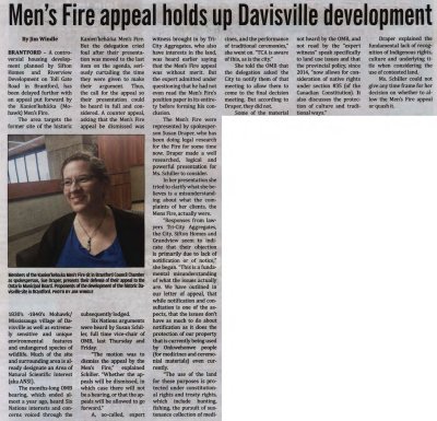 &quot;Men's Fire appeal holds up Davisville development&quot;