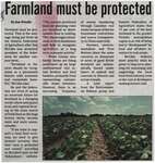 "Farmland Must be Protected"