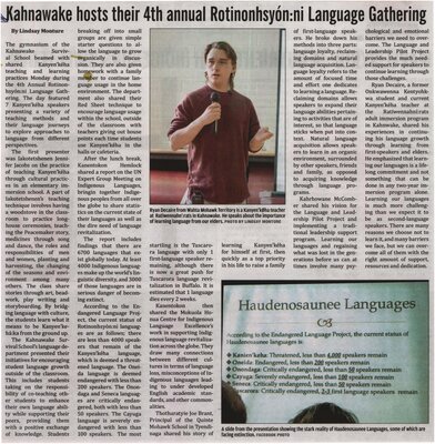 &quot;Kahnawake Hosts Their 4th Annual Rotinonhsyon:ni Language Gathering&quot;