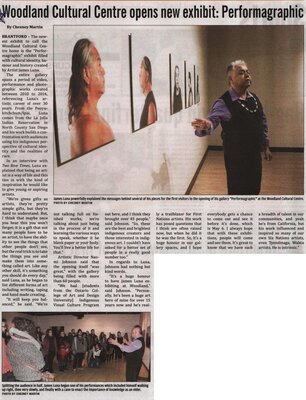 &quot;Woodland Cultural Centre Opens New Exhibit: Performagraphic&quot;