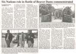 "Six Nations Role in Battle of Beaver Dams Commemorated"