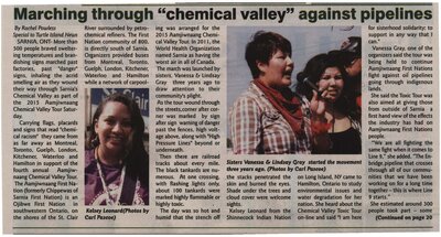 &quot;Marching Through &quot;Chemical Valley&quot; Against Pipeline&quot;