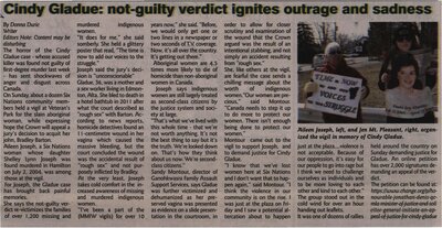 "Cindy Gladue: Not-Guilty Verdict Ignites Outrage and Sadness"