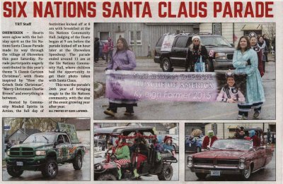 &quot;Six Nations Santa Claus Parade&quot;