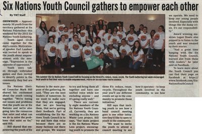 &quot;Six Nations Youth Council Gathers to Empower Each Other&quot;