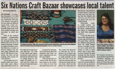 &quot;Six Nations Craft Bazaar Showcases local talent&quot;