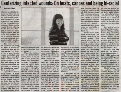 &quot;Cauterizing infected wounds: On boats, canoes and being bi-racial&quot;