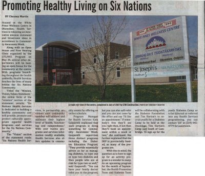 &quot;Promoting Healthy Living on Six Nations&quot;