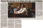 "Chief Ava Hill advocates for Six Nations land rights at United Nations"