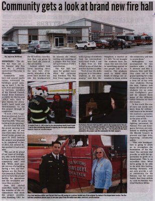 &quot;Community gets a look at brand new fire hall&quot;