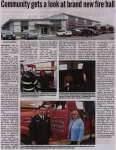 "Community gets a look at brand new fire hall"