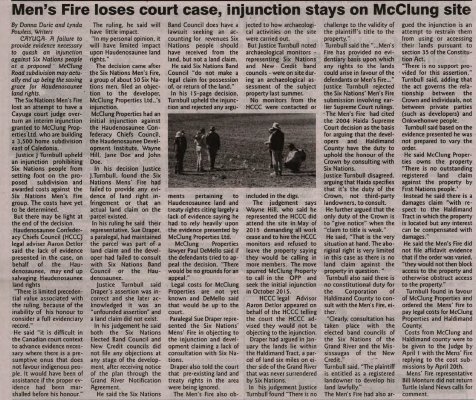 &quot;Men's Fire loses court case, injunction stays on McClung site&quot;