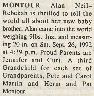 Montour, Alan Neil