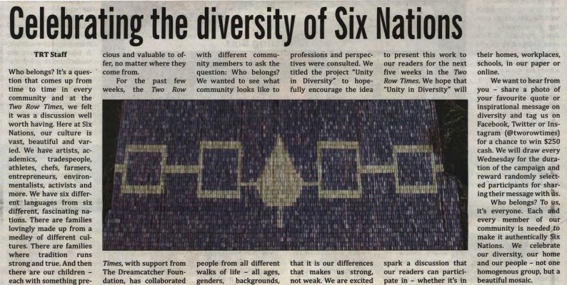 &quot;Celebrating the diversity of Six Nations&quot;