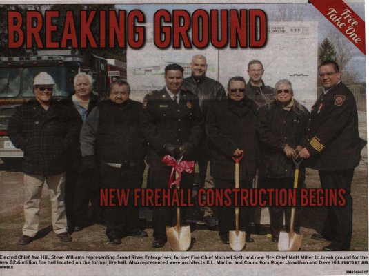 &quot;Breaking Ground: New Firehall construction begins&quot;