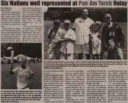 "Six Nations well represented at Pan Am Torch Relay"