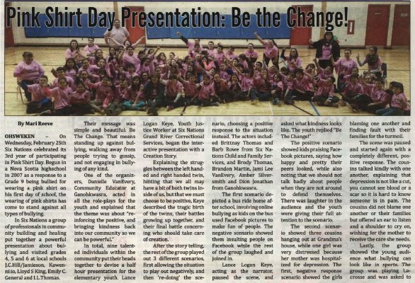 &quot;Pink Shirt Day Presentation: Be the Change!&quot;