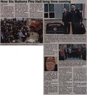 &quot;New Six Nations Fire Hall long time coming&quot;