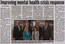 "Improving mental health crisis response"