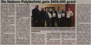 "Six Nations Polytechnic gets $900,000 grant"