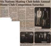 "Six Nations Skating Club holds Annual Home Club Competition Saturday"