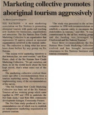 &quot;Marketing collective promotes aboriginal tourism aggressively&quot;