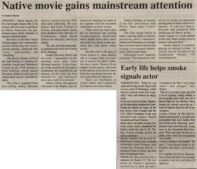 &quot;Native Movie Gains Mainstream Attention&quot;