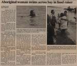 "Aboriginal Woman Swims Across Bay in Fund Raiser"