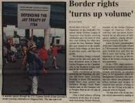 "Border rights 'turns up volume'"