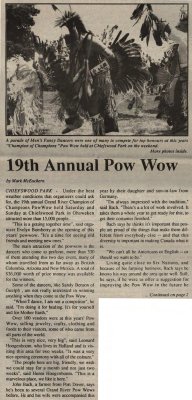 &quot;19th Annual Pow Wow&quot;