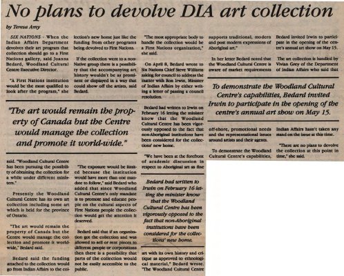 &quot;No plans to devolve DIA art collection&quot;