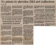 "No plans to devolve DIA art collection"