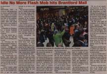 "Idle No More Flash Mob hits Brantford Mall"
