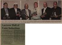 "Lacrosse Hall of Fame Inductions"