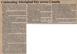 "Celebrating Aboriginal Day Across Canada"