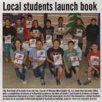 "Local students launch book"