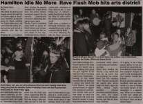 "Hamilton Idle No More Rave Flash Mob hits arts district"
