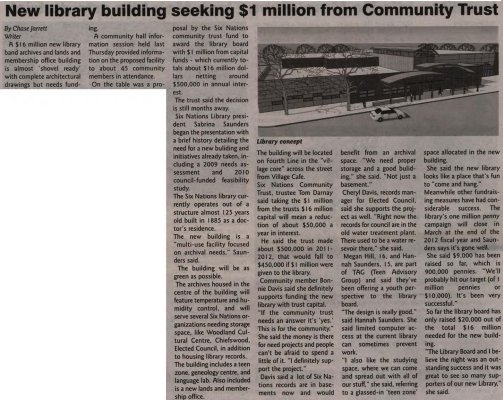 &quot;New library building seeking $1 million from Community Trust&quot;