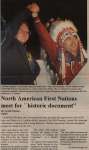 "North American First Nations meet for 'historic document'"