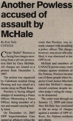 &quot;Another Powless accused of assault by McHale&quot;