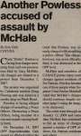 "Another Powless accused of assault by McHale"