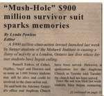 ""Mush-Hole" $900 million survivor suit sparks memories"
