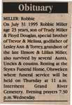Miller, Robbie (Died)